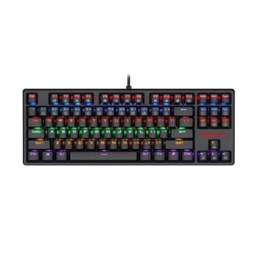 Imagem de Teclado Gamer Redragon Daksa Rainbow Mecânico ABNT2 Switch Outemu Brow