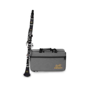 Imagem de Clarinete Dominante em  Sib Bb com 17 Chaves Estojo Luxo - Dominante O