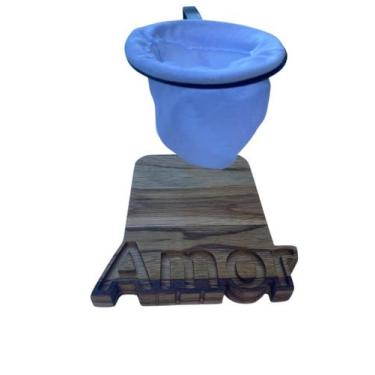 Imagem de Coador de Café Portátil Para Estrada Multiuso Amor 16x15x2cm 170 Peloz