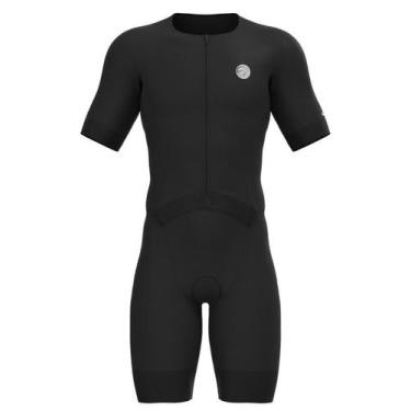Imagem de Macaquinho Masculino Triathlon Preto Mauro Ribeiro, G