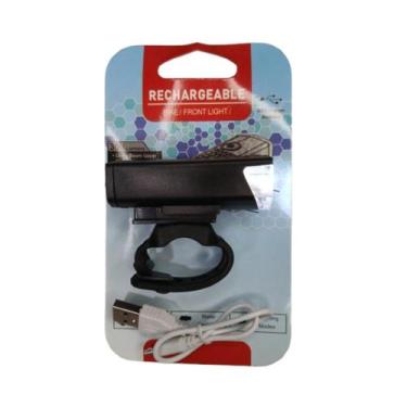 Imagem de Farol e Lanterna Para Bicicleta Recarregável - Importado