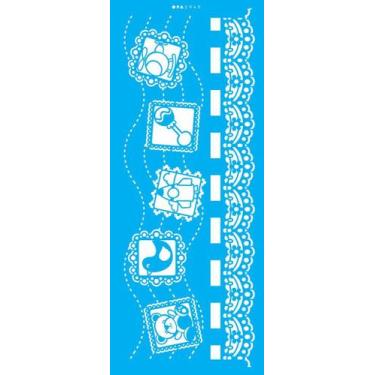 Imagem de Estencil 17x42 infantil renda brinquedos opa2949 - OPA Criando Arte