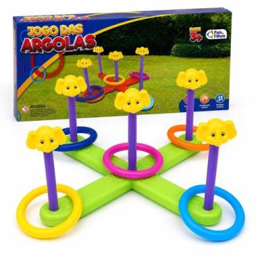 Imagem de Jogo Das Argolas Crianças Coordenação Motora Visual - Pais&Filhos