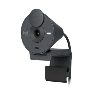 Imagem de Webcam Logitech Brio 300 Full HD USB-C Grafite - 960-001413, Preto