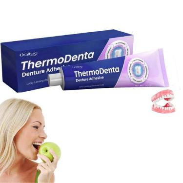 Imagem de Adesivo para Dentadura ThermoDenta Extra Forte e de Longa Duração