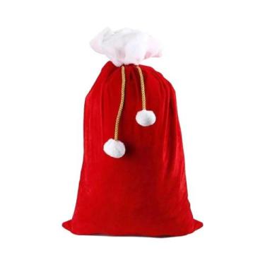 Imagem de Saco De Presente De Veludo Extra Grande Com Cordão, Bolsa De Presente 
