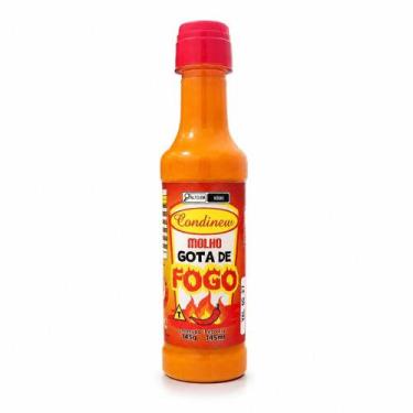 Imagem de Molho de Pimenta Gota de Fogo Grau 12 Ardencia Maxima 145ml Condinew P