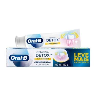 Imagem de Creme Dental Oral-B Gengiva Detox Tartar Defense 130g Leve Mais Pague 