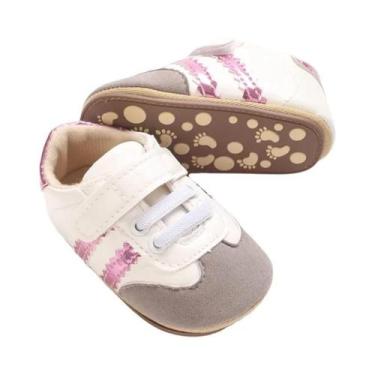 Imagem de Sapatos Para Bebês 0-1 Ano, Primavera E Outono, Com Listras, Solado De