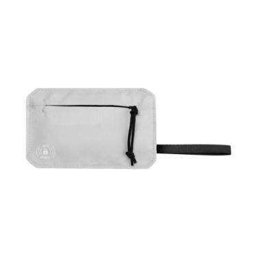 Imagem de Bolsa carteira de bolso oculta RFID anti-roubo - NONE, Cinza