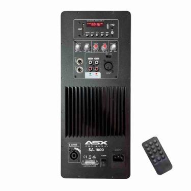 Imagem de Ativador caixa de som amplificador full 900W ASX SA1600 - ASX  , 220V