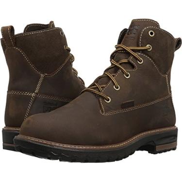 Imagem de Timberland PRO Sapato feminino Hightower 15 cm bico de liga impermeável, industrial e de construção, Kaffe, 39