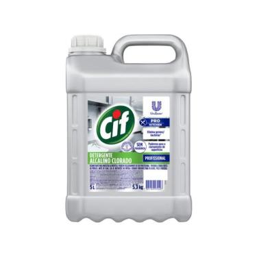 Imagem de Detergente Liquído Cif Alcalino Clorado Sem Perfume 5LT