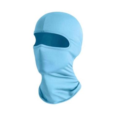 Imagem de Balaclava De Seda Gelada Com Proteção UV Para Rosto Inteiro, Refrescan