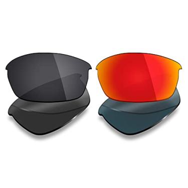 Imagem de Mryok 2 pares de lentes polarizadas de substituição para óculos de sol Oakley Flak Jacket – Opções