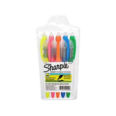 Imagem de SHARPIE 24555 Accent Caneta marca-texto, cores sortidas, pacote com 5