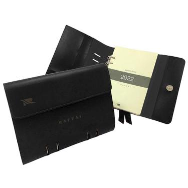 Imagem de Agenda Diária Raffai 2022 Personalizada Preto