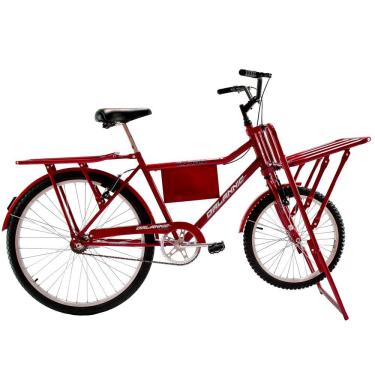 Imagem de Bicicleta Carga Aro 26 Vermelha