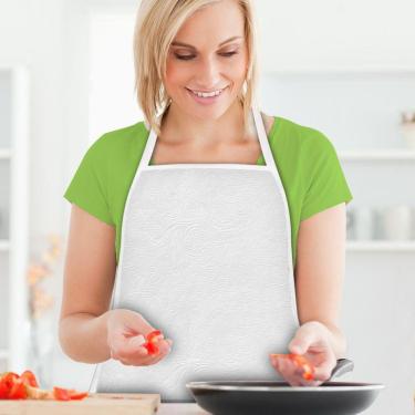 Imagem de Avental De Cozinha Branco Perolizado