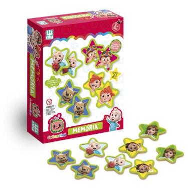 Imagem de Jogo da Memória CoComelon Madeira Nig Brinquedos