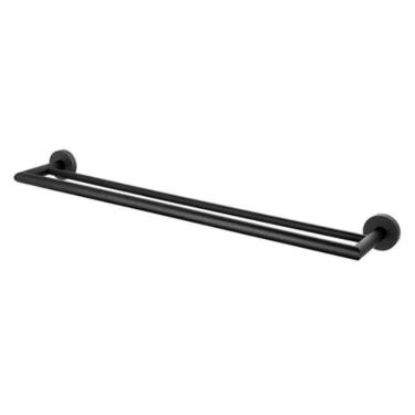 Imagem de Porta Toalha Barra Duplo Lorensoft B82 2042 Black Lorenzetti