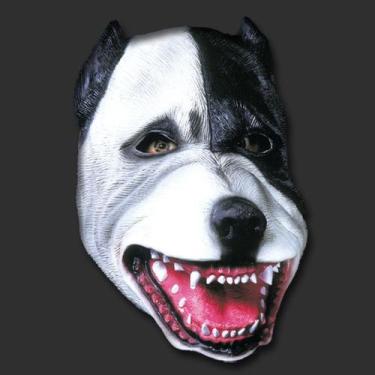 Imagem de Máscara Cachorro Pit-Bull Terror Carnaval Halloween - Spook Inteira