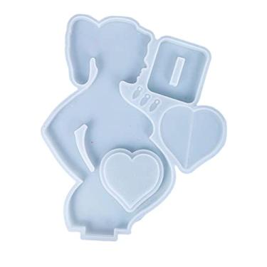 Imagem de uras de Foto de Maternidade Lembrança Decoração Gravidez Mom Silicone