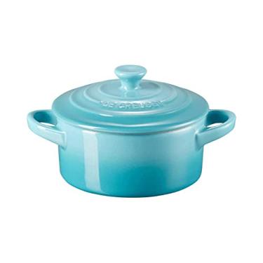 Imagem de Le Creuset Mini Cocotte de Cerâmica 10 cm Azul Caribe