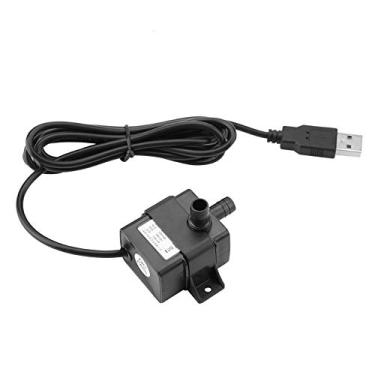 Imagem de Bomba de água submersível USB DC 5V sem escovas bebedouro aquário bomba imersível à prova d'água circulação de água