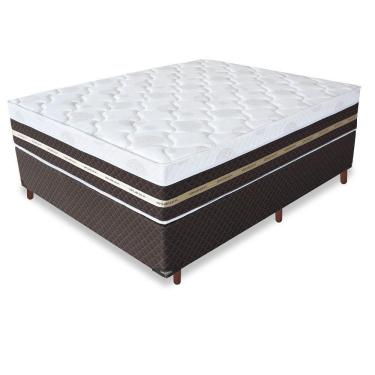 Imagem de Conjunto Box Casal Paris Molas Ensacadas Umaflex