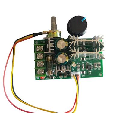 Imagem de TECKEEN Interruptor de controle de velocidade do motor 25KHz PWM DC 20A regulador de tensão de corrente 10-60V PWM Módulo de unidade de alta potência 60A 12V 24V 36V 48V