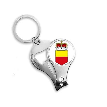 Imagem de Liechtenstein National Emblema Alicate de unha Chaveiro Abridor de Garrafas Cortador