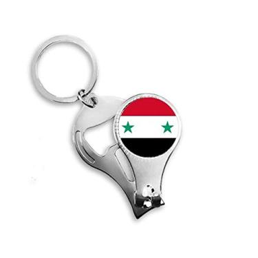 Imagem de Bandeira Nacional da Ásia, País da Ásia, Alicate de unha com chaveiro abridor de garrafas, cortador