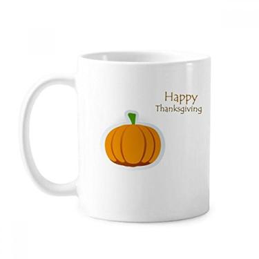 Imagem de Caneca de cerâmica com estampa de abóbora de desenho animado cerâmica xícara de porcelana de café