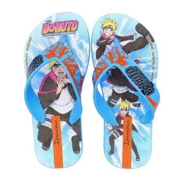 Imagem de Chinelo Kids Ipanema Boruto Azul/ Laranja - Produto Original