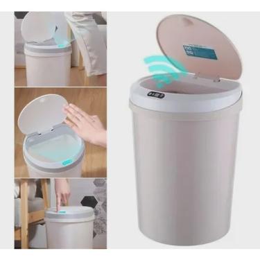 Imagem de Lixeira Automática Sensor Inteligente Luxo Cozinha Banheiro 12 litros