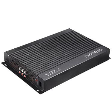 Imagem de Karlak Amplificador de Potncia de udio de 4 Canais 7900 W. Amplificador Estereo Automotivo de Quatro Vias 12,0 V Classe A/B