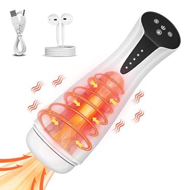 Imagem de Masturbador Masculino Automático: com 5modes Sucção Vibração Boquete Máquina de Sexo Sucção Sugando Brinquedos Sexuais Masculinos Para Homens Túnel
