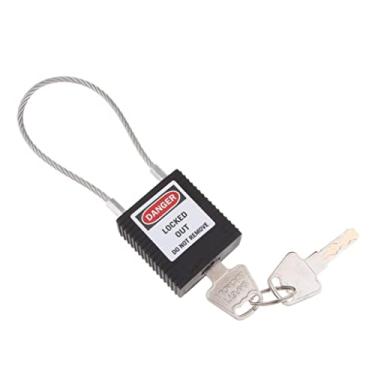 Imagem de Milageto com Cadeado de Segurança Desempenho com mento , Preto