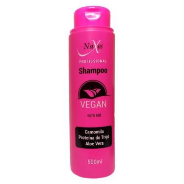Imagem de Shampoo Vegan Naxos 500ml Camomila, Proteína Do Trigo E Aloe Vera