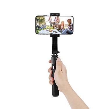 Imagem de Btuty L08 Gimbal Estabilizador Selfie Vara Tripé BT4.0 Liga de Alumínio Sem Fio Dobrável Selfie Vara Tripé Compatible with Smartphone Preto