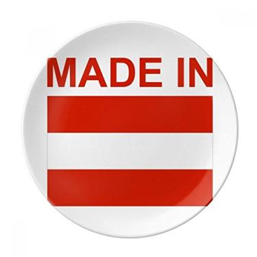 Imagem de Feito na Áustria Country Love Plate Decorativa Porcelana Salver Prato de Jantar