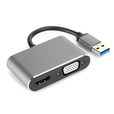 Imagem de Sorand Conversor USB 3.0 para HDMI/VGA, Adaptador de Alta Confiabilidade para Computadores, Smartphones e Outros Dispositivos