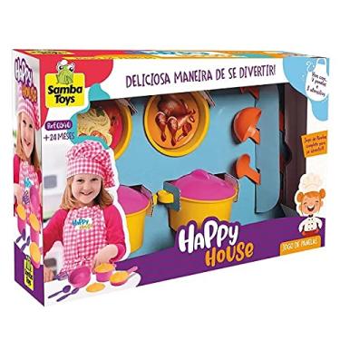 Imagem de SAMBA TOYS Jogo de Panelas de Brinquedo Happy House 7 Peças, Cozinha, 3 Anos - 148032