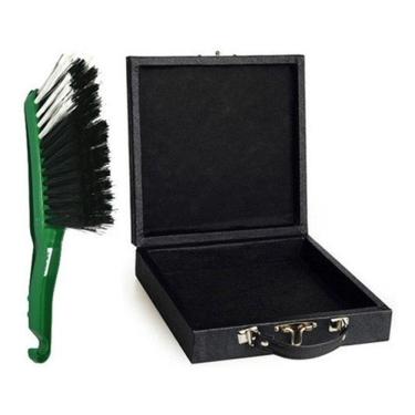 Imagem de Estojo + Escova Maleta Caixa 16 Bola Numeradas Sinuca Bilhar