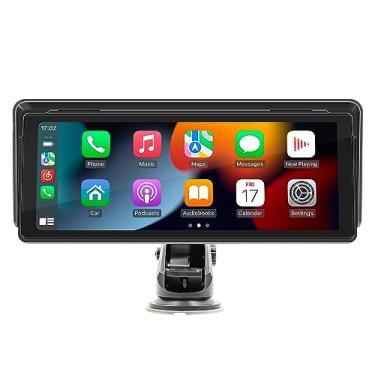 Imagem de Domary 9,3 polegadas Touchscreen Car Stereo BT MP5 Player Carplay integrado Android Auto Support Transmissor FM/Saída AUX/Link de telefone espelho/Imagem reversa U-Disk/Cartão TF com 2 suportes