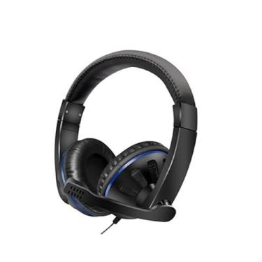 Imagem de Fone Headset Gamer, Headphone Fone de ouvido gamer com microfone para Celular, Notebook, PS4 (Azul)