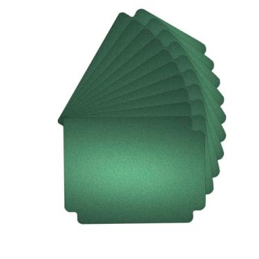 Imagem de menolana 10x divisores de cartões de negociação, cartões de classificação de cartões de beisebol, páginas de classificação para caixa de baralho de cartas para, Verde