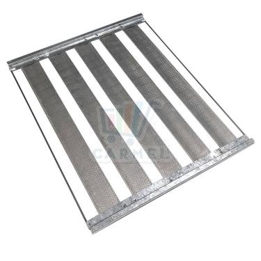 Imagem de Assadeira Alumínio De Pão Francês para Padaria Panificadora 58X70 - 5 Tiras De 7Cm Innal