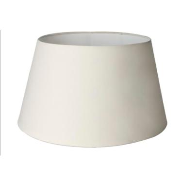 Imagem de Cúpula de Abajur Grande Formato Coliseu 25cm x 30cm x 40cm Tecido Algodão Revestimento em Acetato Encaixe Nacional 3,5cm